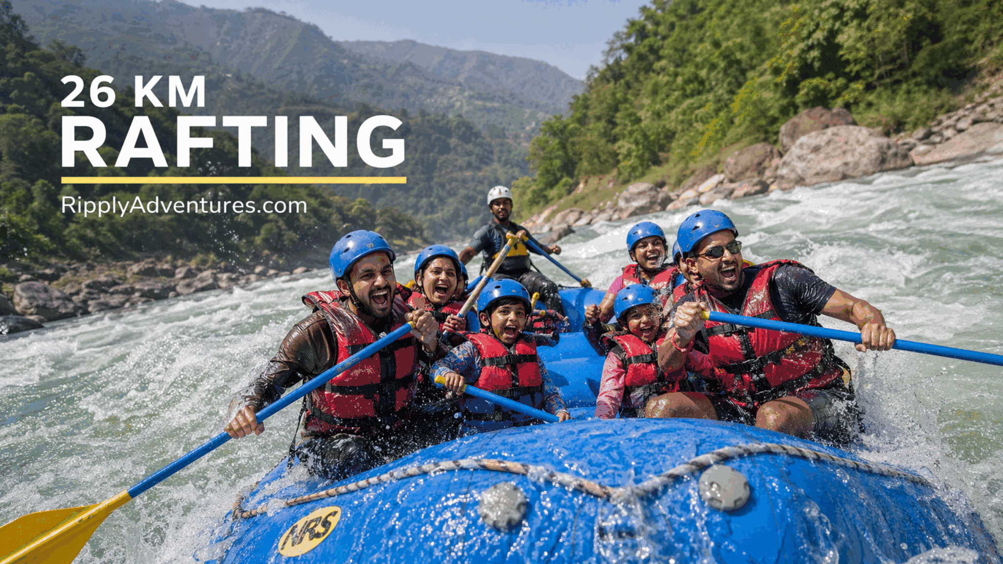 26 KM rafting card image